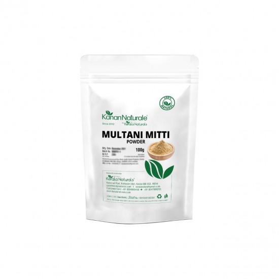 Kanan Naturale Multani Mitti Powder 200 gm (100 gm x 2 Packs )