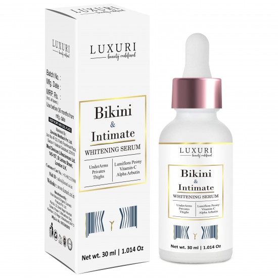 LUXURI Intimate Whitening, Brightening Serum for Sensitive Skin of Bikini