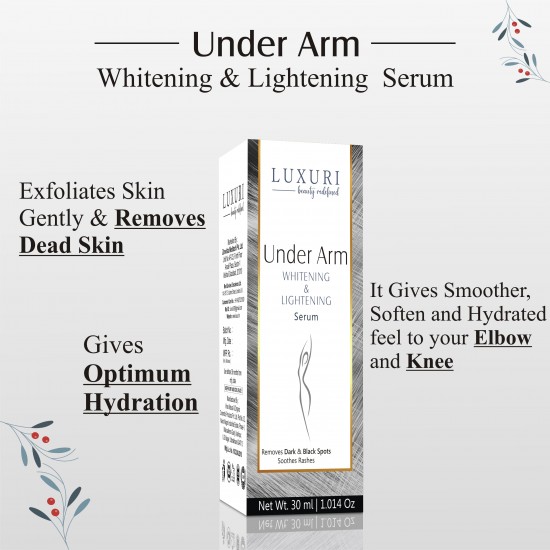 LUXURI Underarm Whitening & Lightening Serum For All Types of Skin