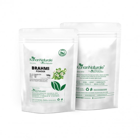 Kanan Naturale Brahmi Powder 200 gm (100 gm x 2 Packs )