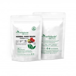 Kanan Naturale Herbal Hairwash Powder ( Ayur Thali ) 200 gm (100 gm x 2 Packs )