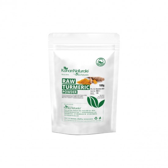 Kanan Naturale Raw Turmeric Powder 200 gm  ( 100 gm x 2 Packs )