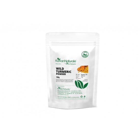 Kanan Naturale Wild Turmeric Powder 200 gm (100 gm x 2 Packs )